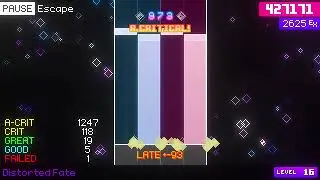 [vivid/stasis x Phigros || Side VS-2] Distorted Fate - Sakuzyo [ENCORE 16 - First Try]