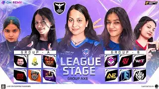 ASIAN GIRLS INTERNATIONAL | INDIAN LEAGUE STAGE GROUP AxB | GIRLS FREE FIRE ESPORTS LIVE 🔥