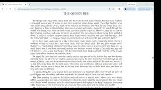 Read Aloud - The Queen Bee, a fairy tale