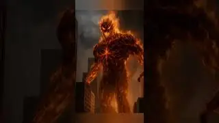 Fire Monster Takeover A City 🌆 #monster #fire #takeover #destroyer