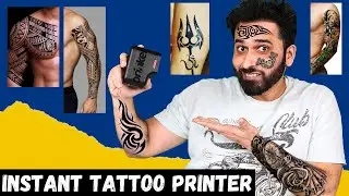 prinker instant skin tattoo printer application | Born Creator Clips
