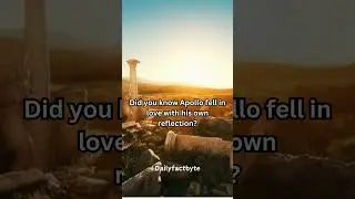 Did you know Apollo fell in love with his own reflection? #Apollo #GreekMythology  #GodOfMusic