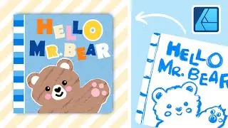 NEW Course for Illustrators: Children’s Book Cover Design & Mockups in Affinity Designer (TRAILER)