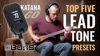 BOSS Katana Go - Top 5 Lead Tones - Anygig AGE TE Travel Guitar