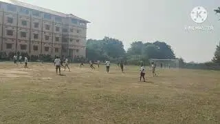Football match on Children day 