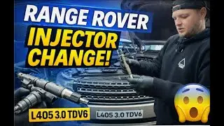 Range Rover L405 Injector change 2012-2018 3.0 tdv6 diesel engine