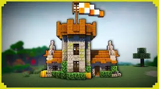 🦊Como fazer um CASTELO FÁCIL no MINECRAFT