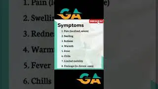 Osteomyelitis bone disorder all information in one short video # subscribe the GAworld01 👍