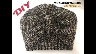 Turbante fai da te facilissimo - senza macchina da cucire