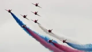 RIAT 2013 RAF Red Arrows  The Royal International Air Tattoo