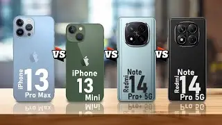 iPhone 13 Pro Max VS iPhone 13 Mini VS Redmi Note 14 Pro+ 5Gb Global VS  Redmi Note Pro 5G Global