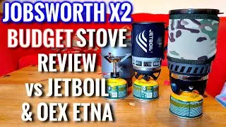 JOBSWORTH X2 BUDGET COMPACT CAMPING STOVE (Cheap JetBoil Alternative)