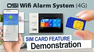 Система сигнализации OSI WIFI - поддержка SIM-карты 4G // Демонстрация
