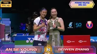 안세영 vs 장베이웬 | 8강 | PETRONAS 말레이시아 오픈 2025 | 여자단식 하이라이트