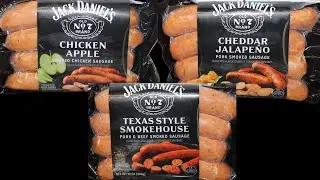 Jack Daniel&rsquo;s Smoked Sausage: Chicken Apple, Cheddar Jalape&ntilde;o & Texas Style Smokehouse