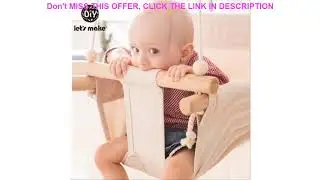 Best Canvas Baby Swing Chair Hanging Wood Children Kindergarten Toy Outside Indoor Small Basket Swi