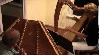 Jock o' Hazeldean on Celtic harp, hammered dulcimer & bamboo flute by Ann Robinson & Timothy Seaman