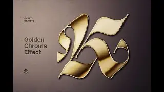Realistic Gold Text and Logo Mockup Download