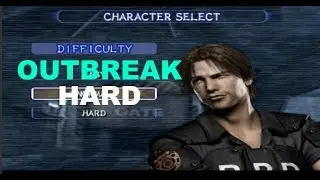 Resident evil Outbreak - Outbreak HARD SCENARIO 1 (HD)  NO COMMENTARY