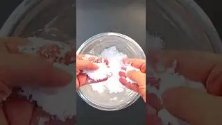 Christmas tree with snow DIY