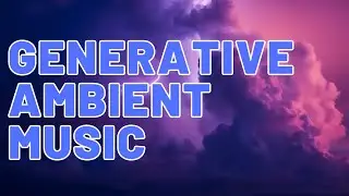Generative Ambient Music for Sleep - The Land of Crimson Clouds