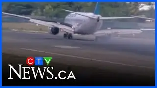 WestJet flight from Toronto to St. Maarten makes hard landing