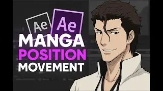 Manga position Movement on After effects like TikTok Manga edits #tutorial #aftereffects #anime