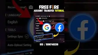 How To Transfer Google To Facebook Account In Free Fire | Google To Facebook | Garena Free Fire