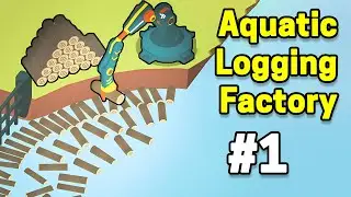 Aquatic Logging Factory Part 1 Gameplay Walkthrough | Android Casual - Simulation Game