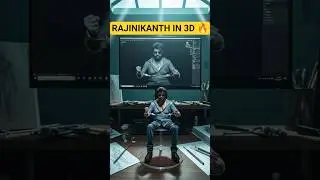 Rajinikanth 3D Figurine | Stunning AI Model Showcase 🔥 #shorts #youtubeshorts #rajinikanth