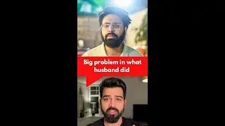 Big problem in what husband did ; Original video: @talkswithanannya @ritvik.agrawal