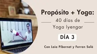 Yoga Iyengar. La expansión de brazos y pecho en las posturas de pie. #Día 3/40