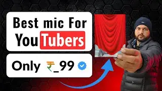 The BEST Mic For YOUTUBERS Under ₹1000| Support All devices (TESTED)!