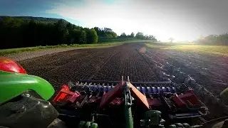 Power harrowing small field