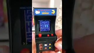 Pac-Man mini Arcade  #pacman #arcade #shorts #gamer #kawaiigirl #fun #worldssmallest
