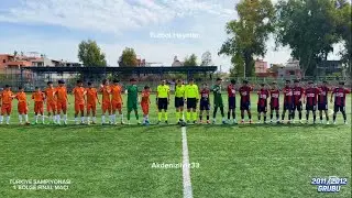 U14 TÜRKİYE ŞAMPİYONASI FİNAL MAÇINDA MERSİN DERBİSİ. ADANA’da OYNANAN FUTBOL FİNALE YAKIŞMADI.