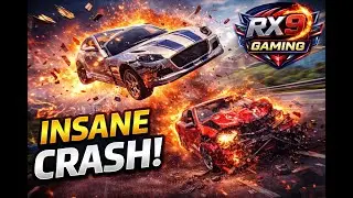 BeamNG Drive Crazy Car Crash Gameplay 😱🔥 | RX9 Gaming