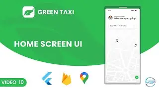 Home Screen UI || Taxi App Flutter