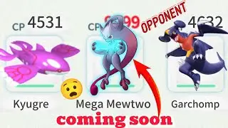 😱 OMG MEGA MEWTWO Y SHINY ✨ KYUGRE GARCHOMP MASTER LEAGUE RANK 20 IN POKEMON GO 