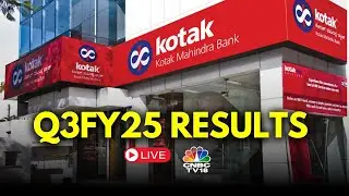 LIVE: Kotak Mahindra Q3FY25 Results LIVE | Slippages Decline QoQ | CNBC TV18