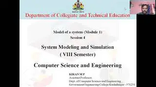 System Modeling and Simulation CSE_17CS834_U1_S4_Pr