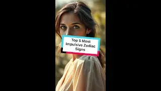 Top 5 Most Impulsive Zodiac Signs # #shorts