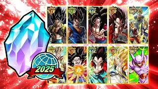 WHO ARE THE BEST CHARACTERS TO SELECT WITH THE GLOBAL DRAGON STONE 2025!! (DBZ: Dokkan Battle)