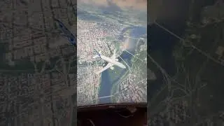 Flying over Washington DC in Microsoft Flight Simulator 2020