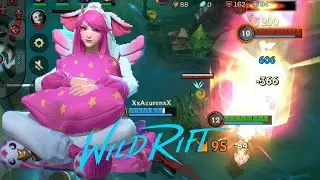 PAJAMA GUARDIAN LUX GAMEPLAY | NEW SKIN (BUILD & RUNES) - Wild Rift
