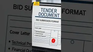 How to Read Government Tender Document in 60 Seconds! 📄 | Tender Study Guide #shorts
