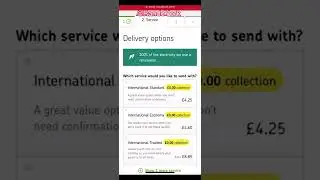 Royal Mail fail? international standard is cheaper than international economy