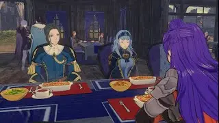 Fire Emblem Three Hopes: Mealtime Unique Dialogue (Linhardt and Marianne)