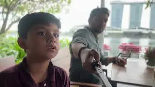 Kid roasting dad... #roasting #fathersday #singapore