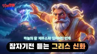 10분만에 스르륵|⚡제우스의 번개가 사라졌어요! 😲| 아이를 위한 그리스 신화 잠자리 동화
